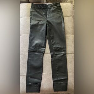 Madewell Faux Leather Skinny Pant. Size 24